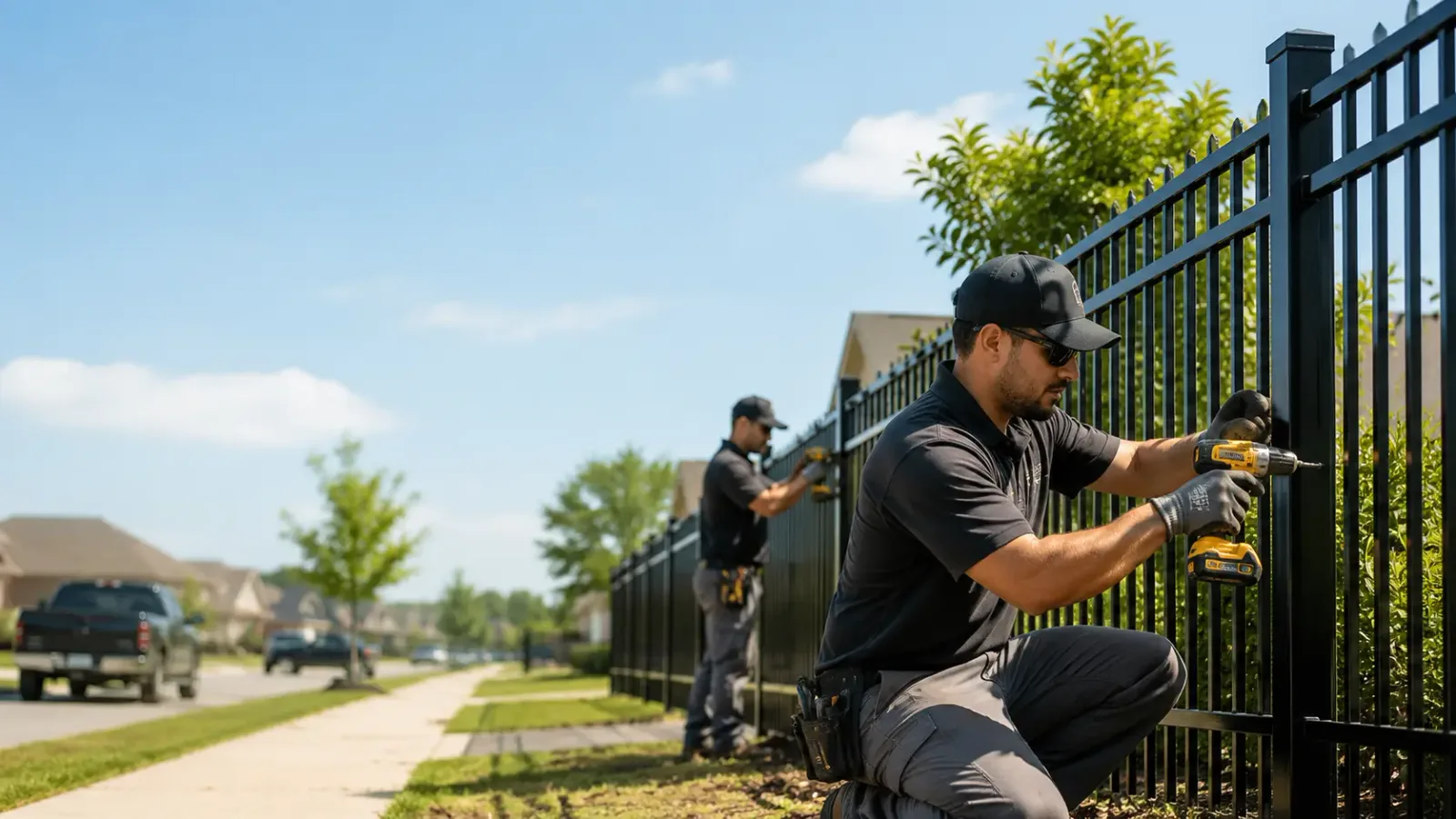 Metal Fence Installation in Chilton, TX
